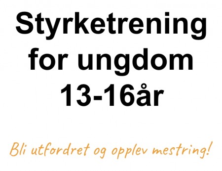 Styrketrening for ungdom 13-16år